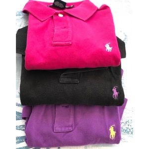 3 pack of Ralph Lauren Polo Shirts